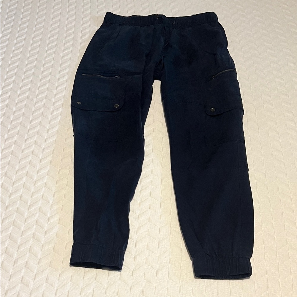 Banana Republic Dark Navy Cargo Jogger Pants